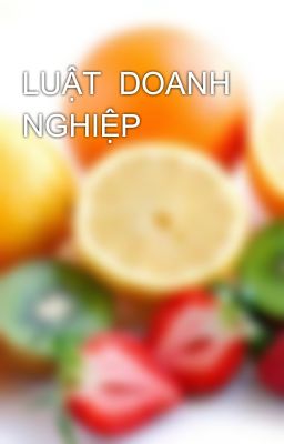 LUẬT  DOANH NGHIỆP