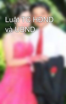 Luật TC HĐND và UBND