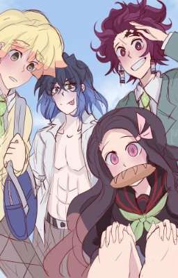 Lumine Et Aether A L'école De Kimetsu 