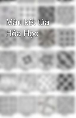 Màu kết tủa Hóa Học