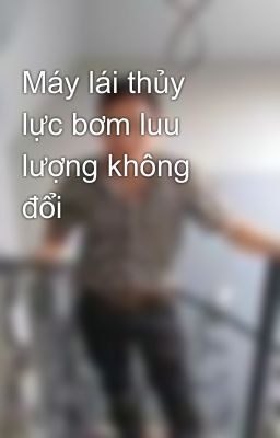 Máy lái thủy lực bơm luu lượng không đổi