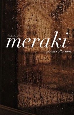 Meraki | A poem collection