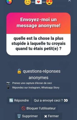 Message anonyme 