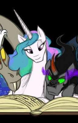 Mlp Mane Six x Evil! Male! Alicorn! Reader Fanart