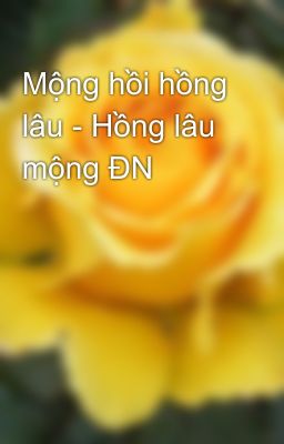 Mộng hồi hồng lâu - Hồng lâu mộng ĐN