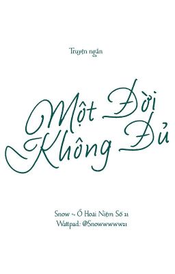 Một Đời Không Đủ