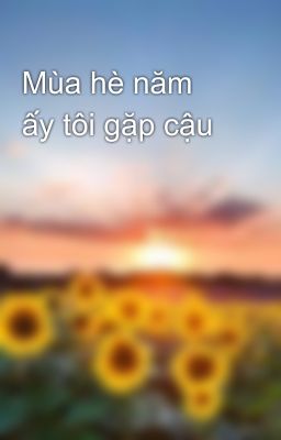 Mùa hè năm ấy tôi gặp cậu