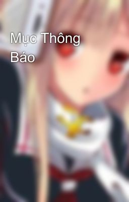 Mục Thông Báo 