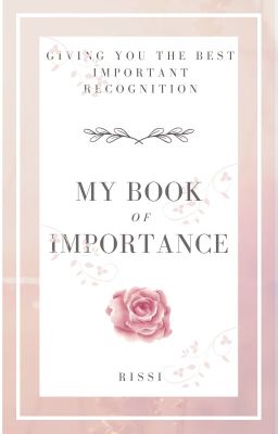 My Book of Importance