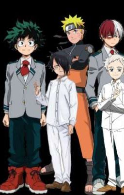 Naruto,Deku,Shoto,Ray et Norman. 