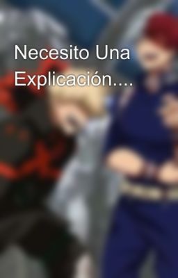 Necesito Una Explicación....