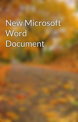 New Microsoft Word Document