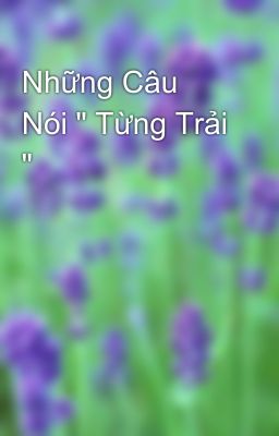 Những Câu Nói 