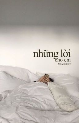 những lời cho em