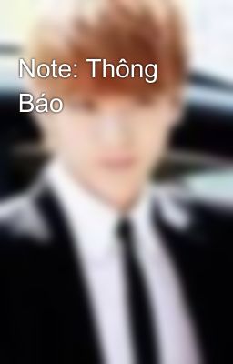 Note: Thông Báo