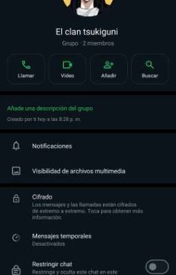 nuevo grupo de WhatsApp 