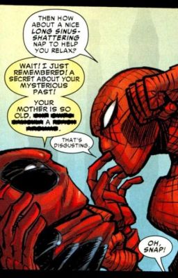 Oh, mon pauvre Spidey ... (Spideypool)