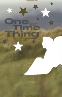 ONE TIME THING ✸ Scott Reed