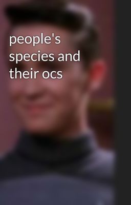 people's species and their ocs