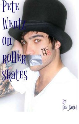 Pete Wentz On Roller Skates