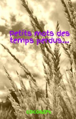 Petits mots des temps perdus...