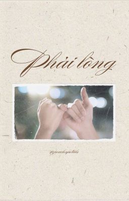 phải lòng.