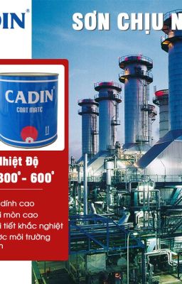 PHÂN PHỐI SƠN CHỊU NHIỆT CADIN 600 ĐỘ MÀU NHŨ BẠC GIÁ RẺ CHO CÔNG TRÌNH