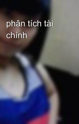 phân tích tài chính