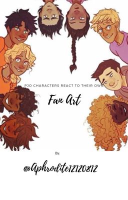 PJO characters react to their own fanart