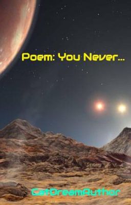 Poem: You Never...