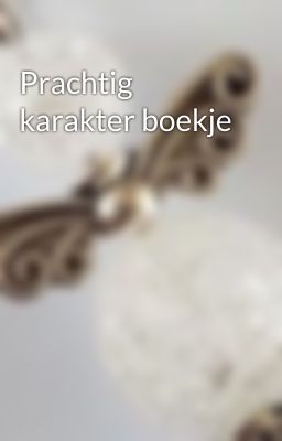 Prachtig karakter boekje