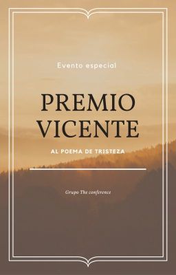 Premio Vicente: al poema triste