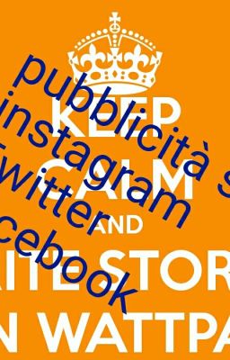 Pubblicità su wattpad e Uniiti Su Twitter, Instagram, Facebook