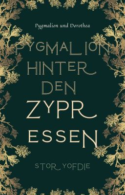 Pygmalion hinter den Zypressen