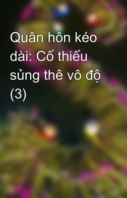 Quân hôn kéo dài: Cố thiếu sủng thê vô độ (3)