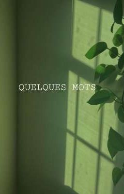 QUELQUES MOTS 