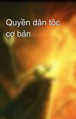 Quyền dân tộc cơ bản