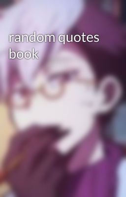 random quotes book