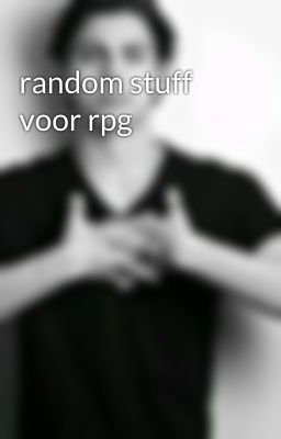 random stuff voor rpg