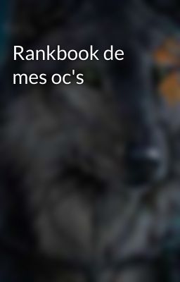 Rankbook de mes oc's 