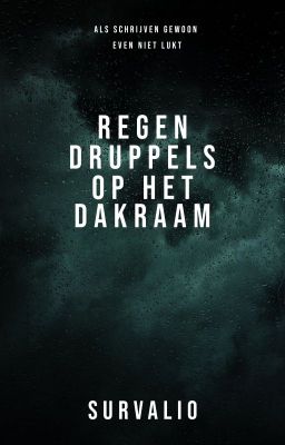 Regendruppels op het Dakraam