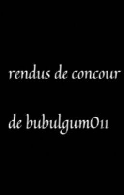 rendus de concours