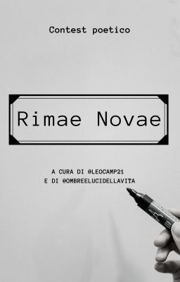 Rimae Novae - Contest Poetico