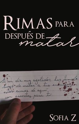 Rimas para después de matar