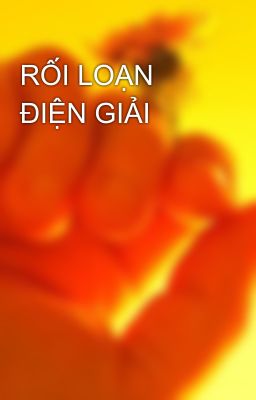 RỐI LOẠN ĐIỆN GIẢI