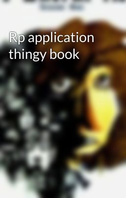 Rp application thingy book