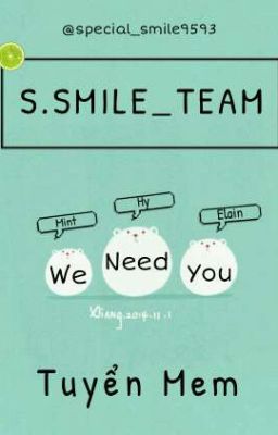 [S.SMILE_TEAM] TUYỂN NHÂN LỰC 