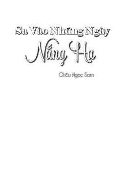 Sa Vào Những Ngày Nắng Hạ 