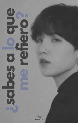 ¿SABES A LO QUE ME REFIERO? ; m.yoongi • BTS