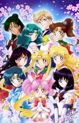 Sailor Moon viendo y mirando universos